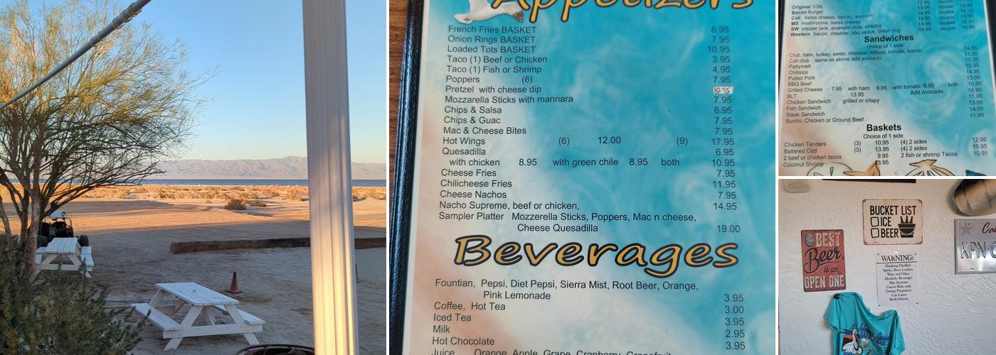 Johnson's Landing Restaurant And Bar Menu