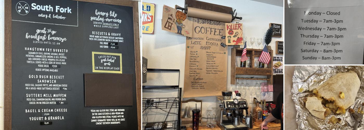 Southfork 1848 | Eatery & Bakeshop Menu