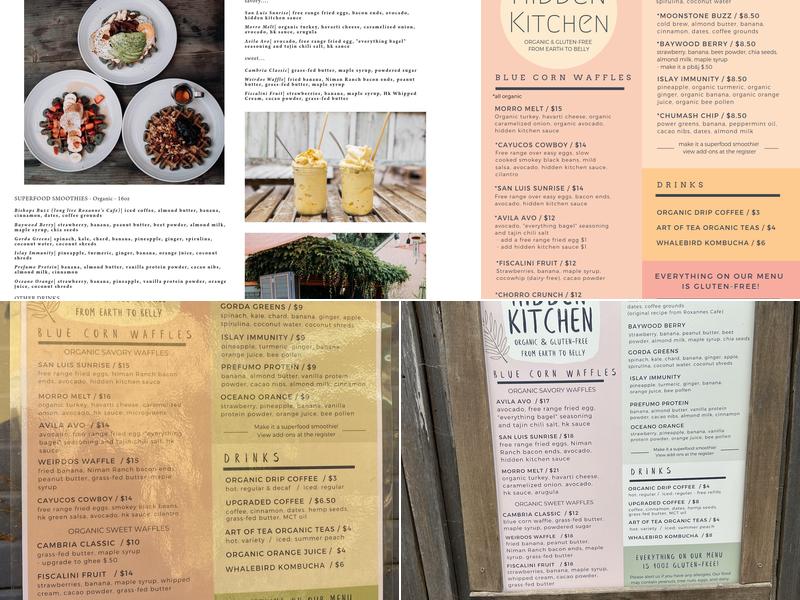 The Hidden Kitchen Menu