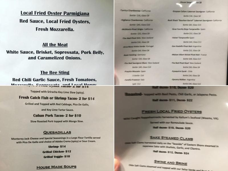 Dredge Menu