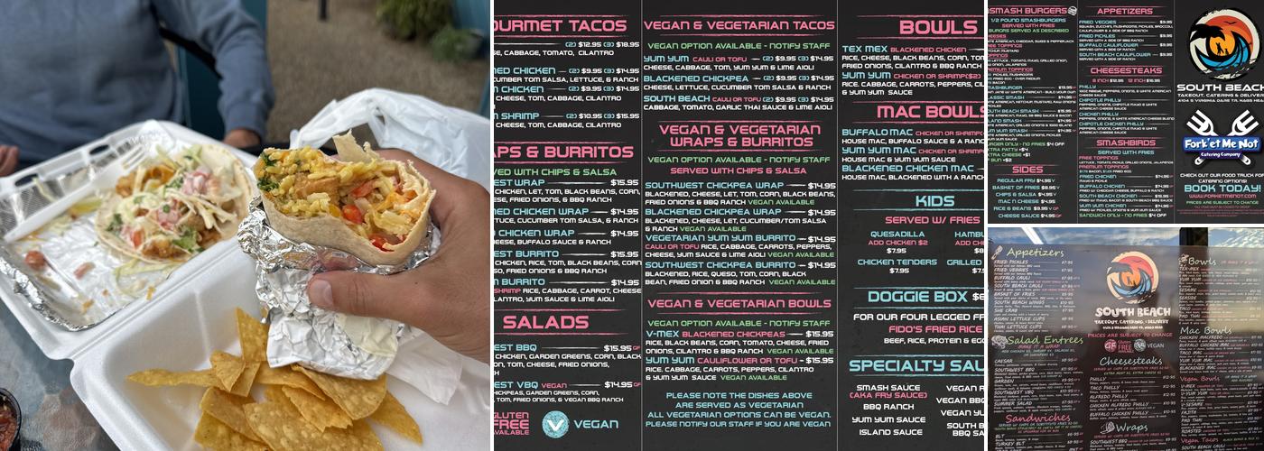 South Beach Menu