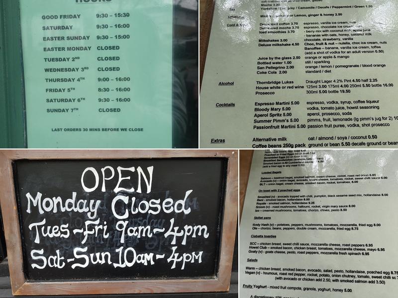 Howst Food & Drink Menu