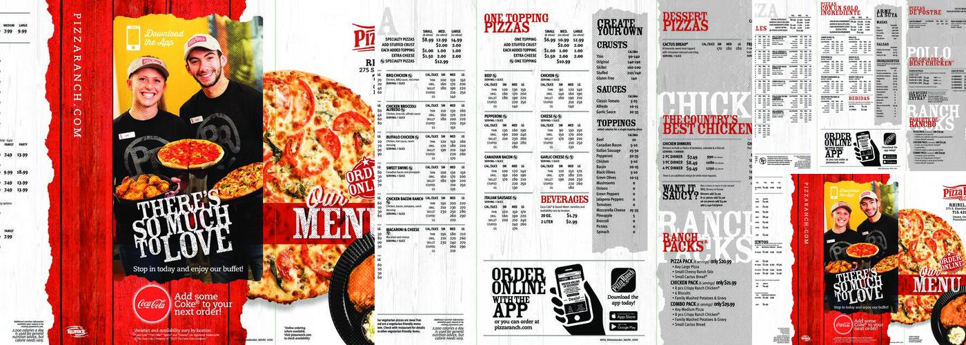 Pizza Ranch Menu