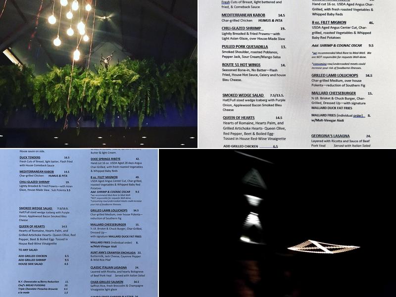 Mallard - Lake Dixie Springs Menu