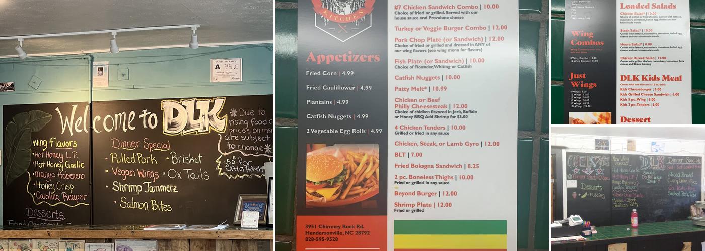 Dread Life Kitchen Menu
