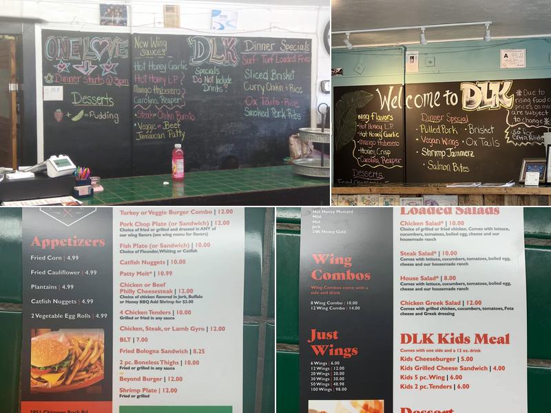 Dread Life Kitchen Menu