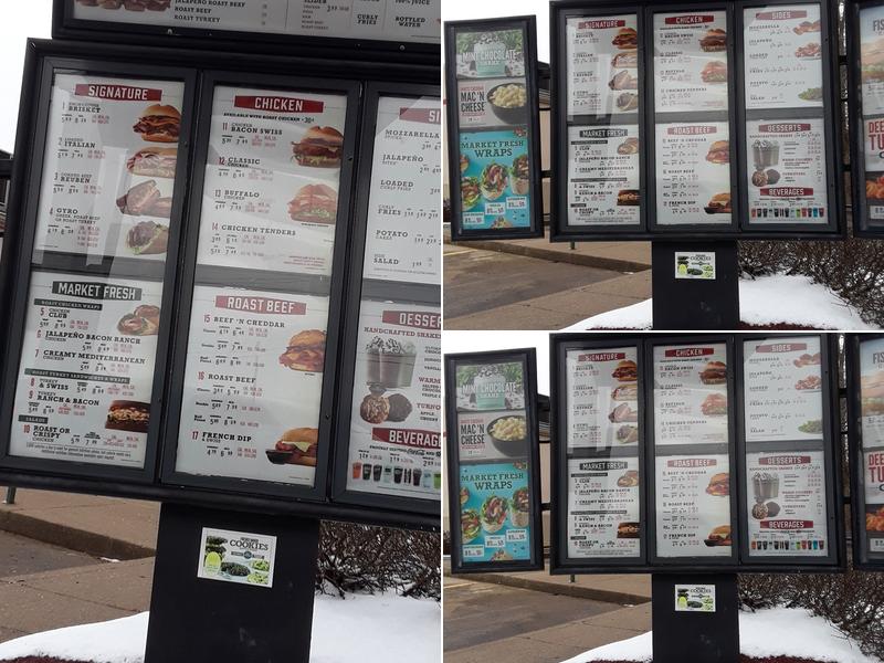 Arby's Menu