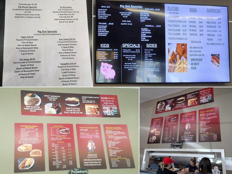 Stateline BBQ Menu