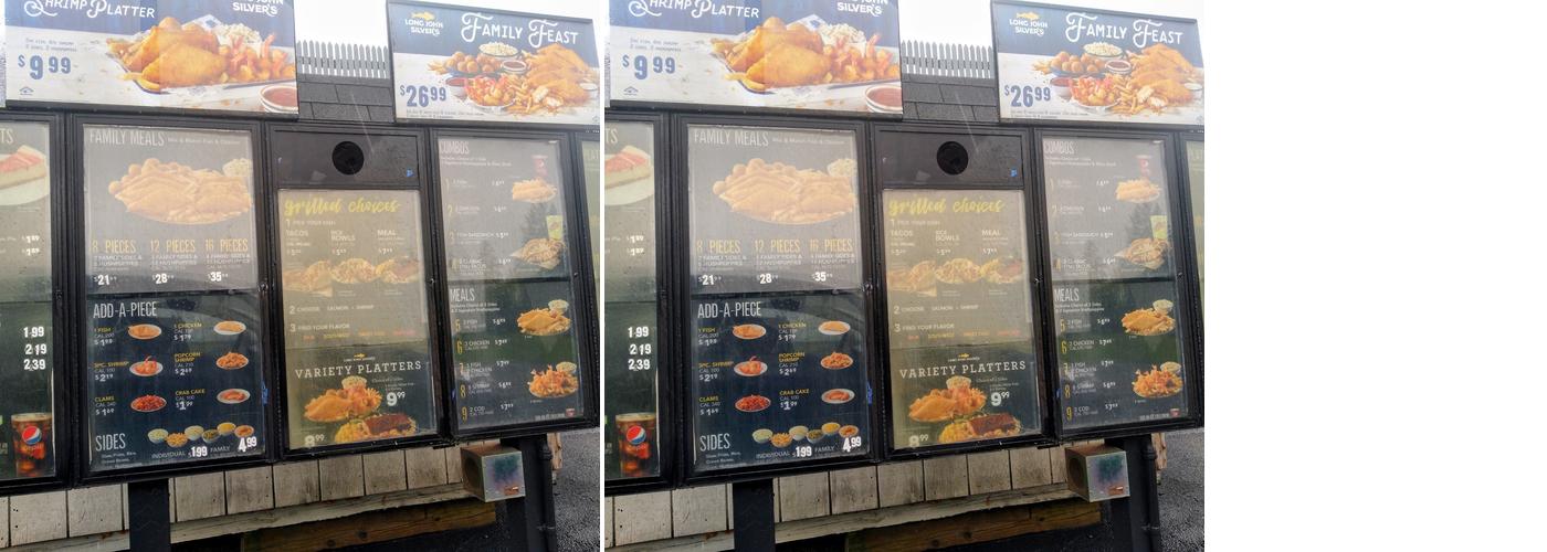 Long John Silver's Menu