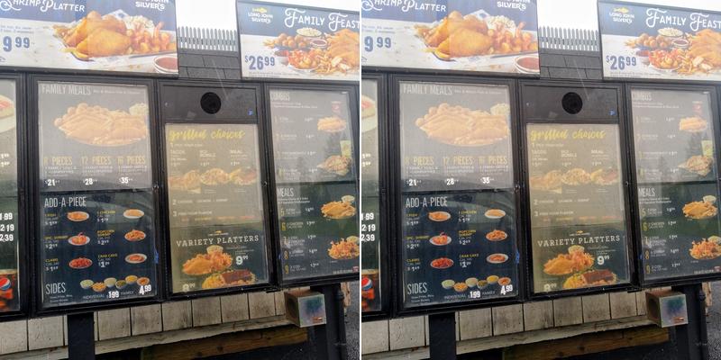 Long John Silver's Menu