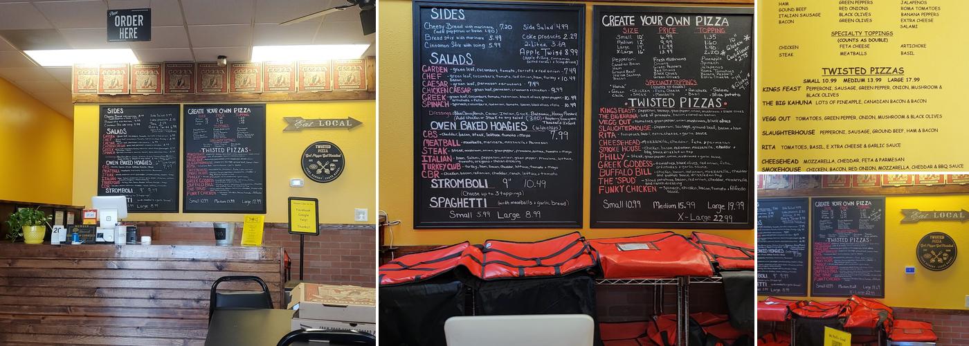 Twisted Pizza - Blairsville Menu