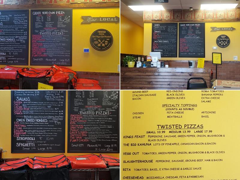 Twisted Pizza - Blairsville Menu