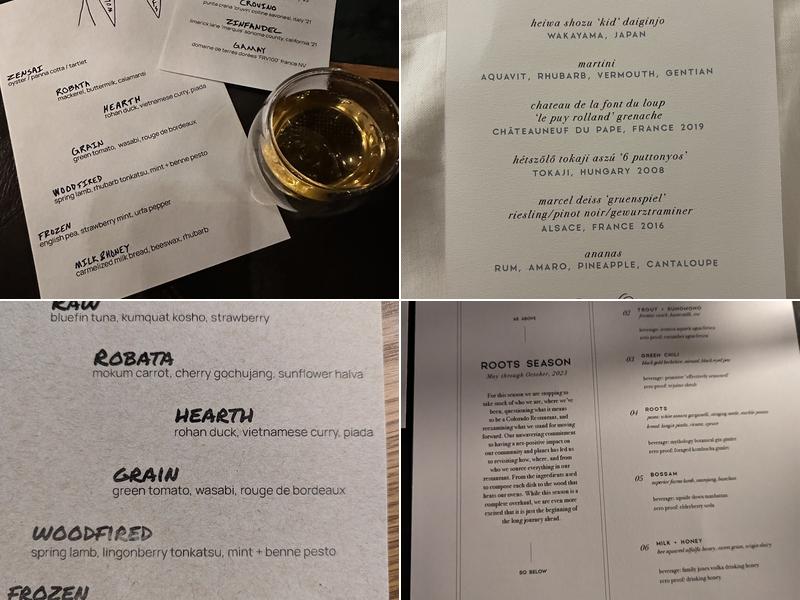 The Wolf's Tailor Menu