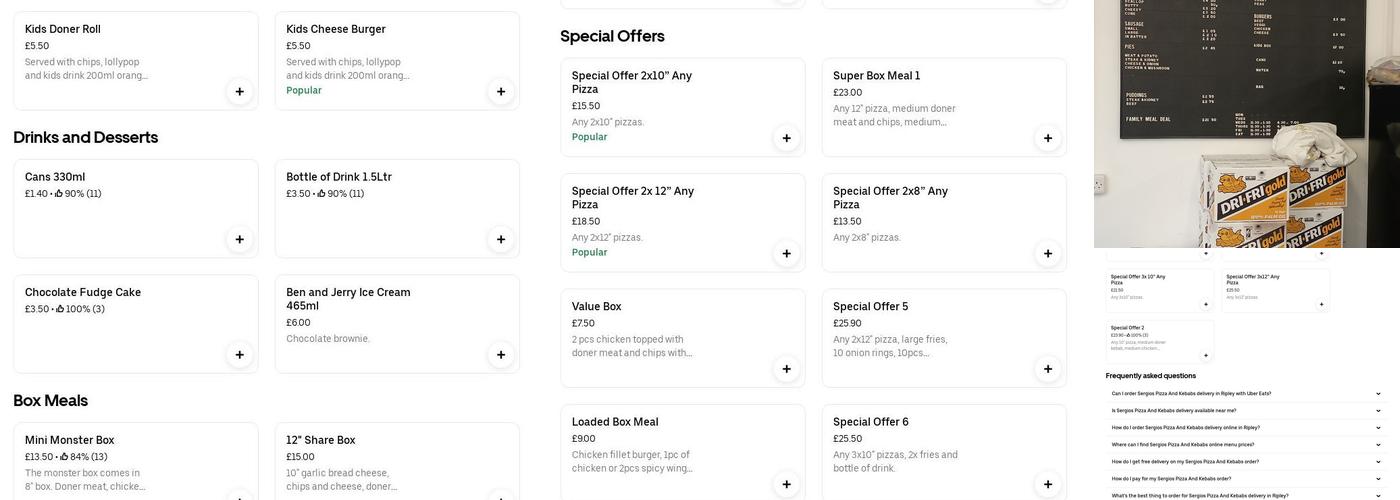 High Street Fish & Chips Menu