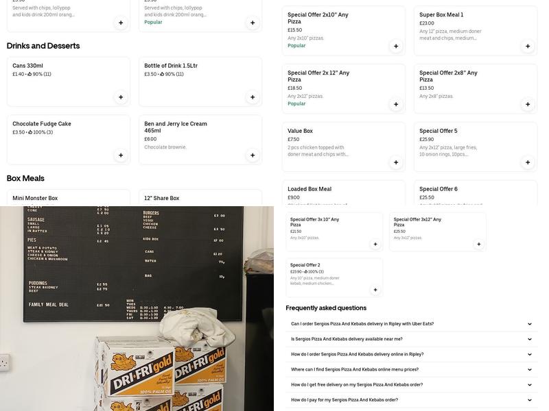 High Street Fish & Chips Menu