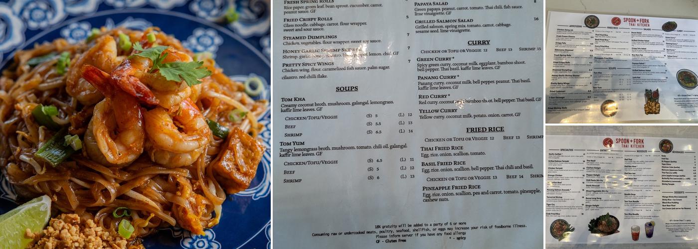 Spoon + Fork Kitchen Menu