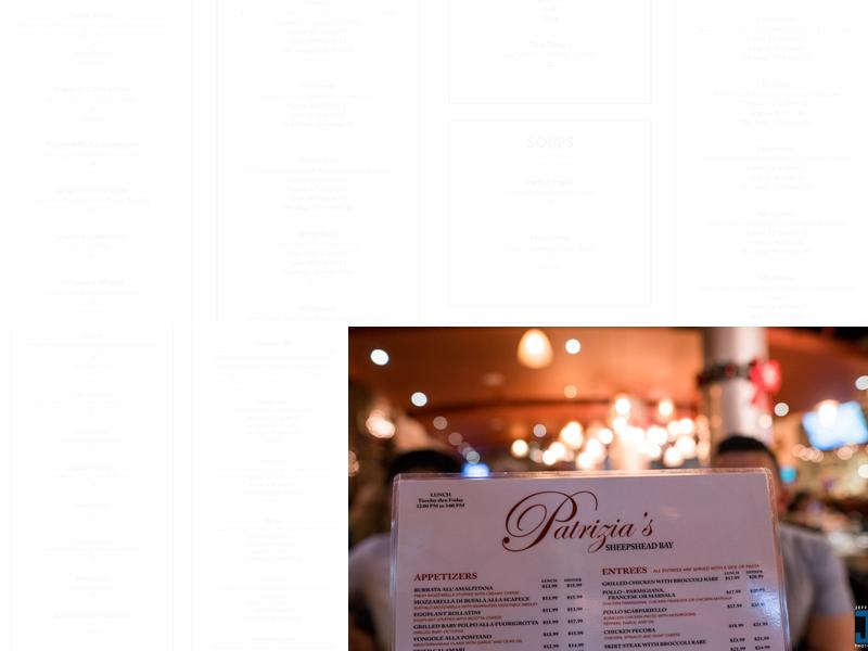 Patrizia's Of Sheepshead Bay Menu