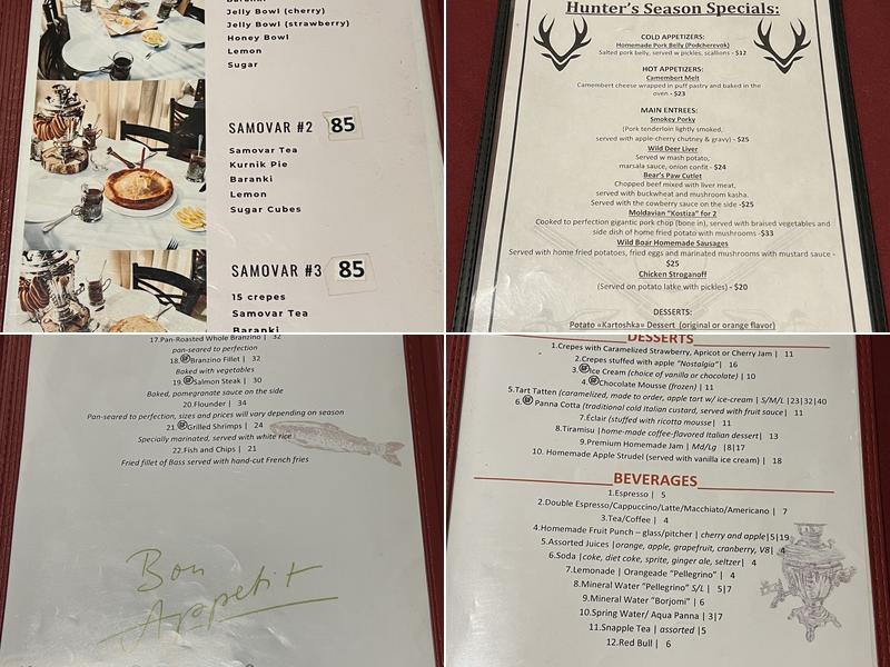 Hot Potato House Menu