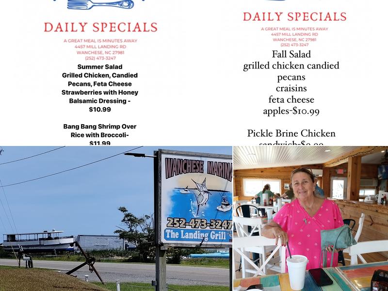 Wanchese Marina Llc Menu