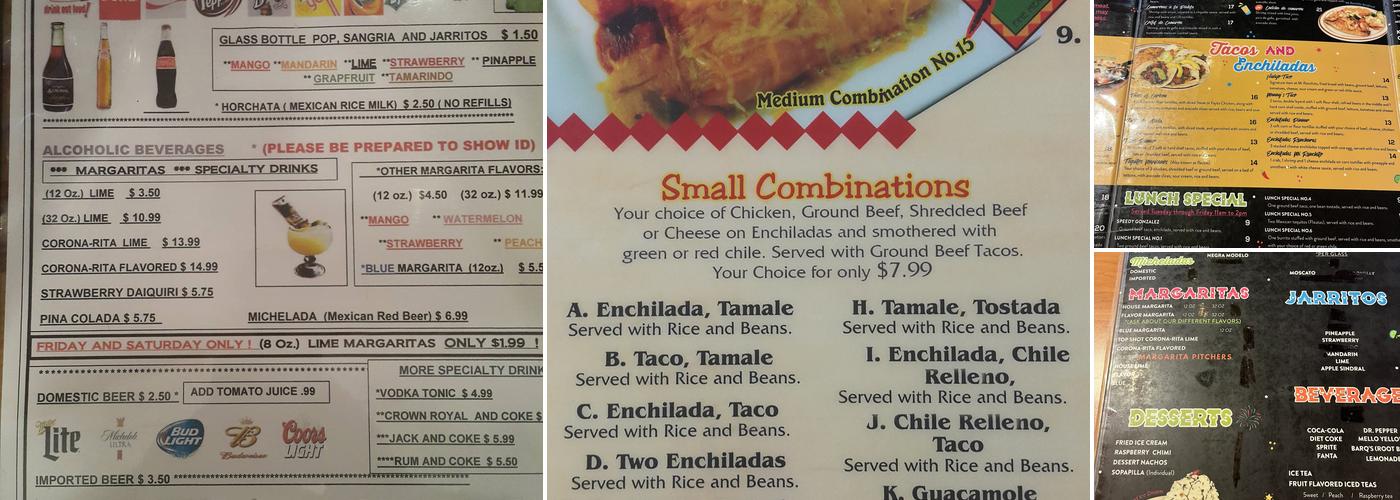 Mi Ranchito Menu