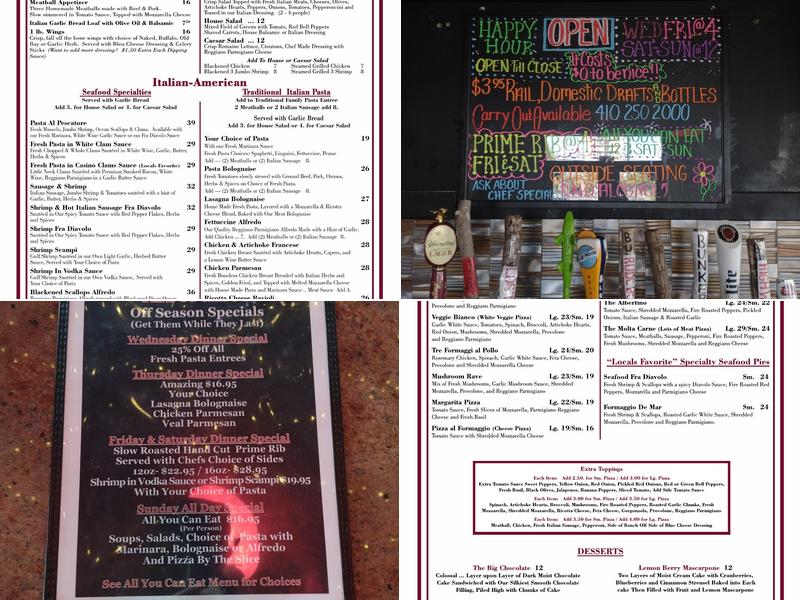 Albertino's Brick Oven Eatery Menu