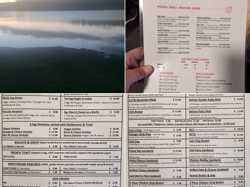 Hyatt Lake Resort Menu