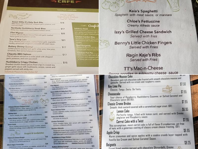 Two Tones Cafe Menu