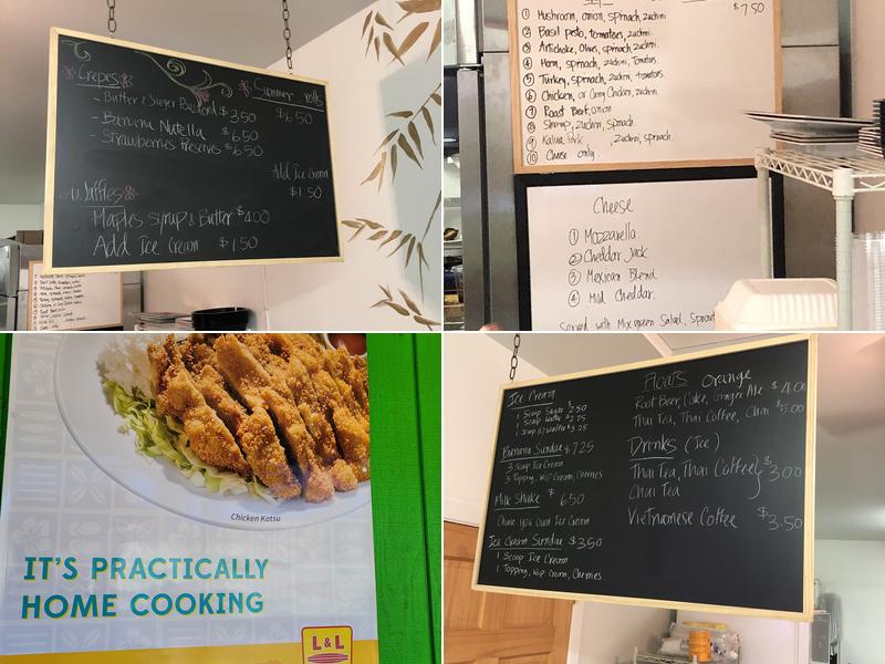 Chaba's Joy Cafe Menu