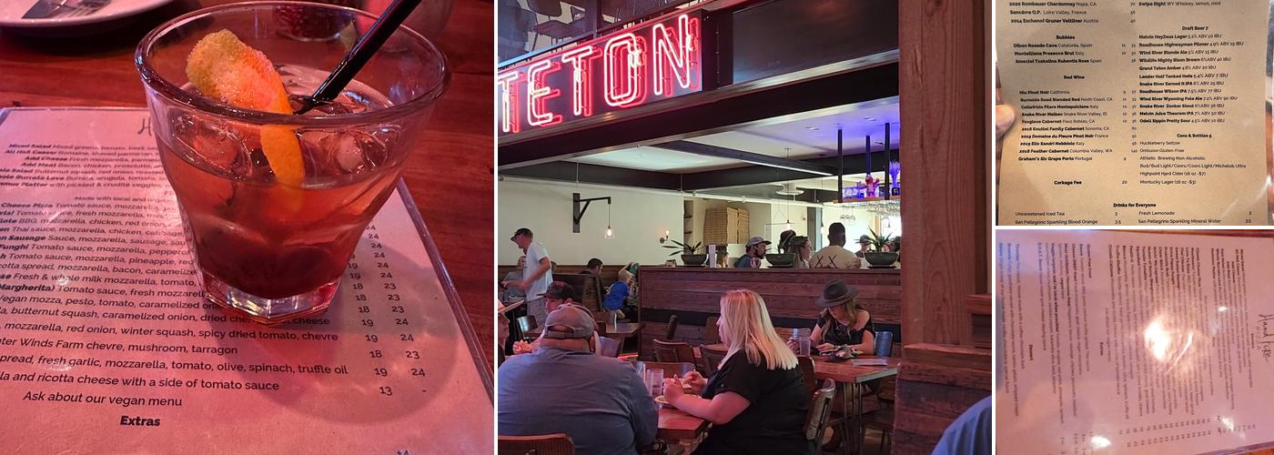 Hand Fire Pizza Menu