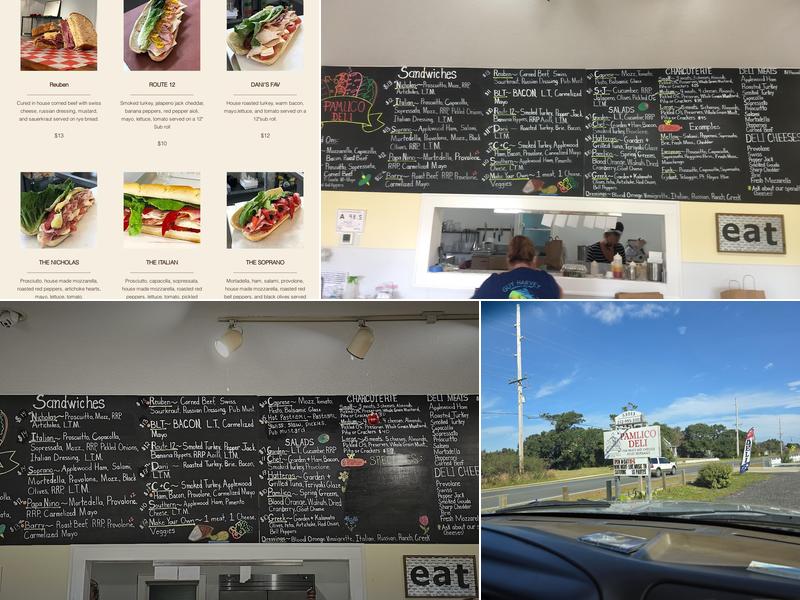 Pamlico Deli Menu