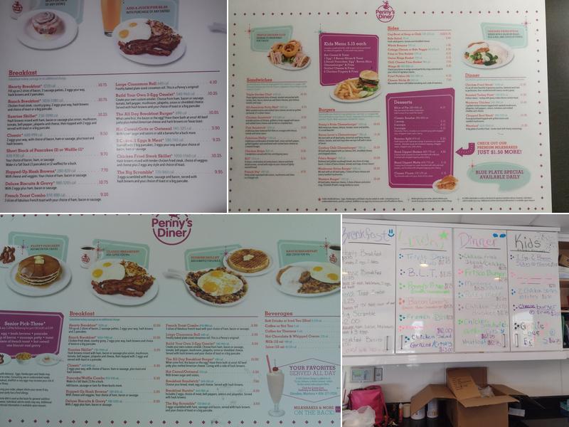 Penny's Diner Menu