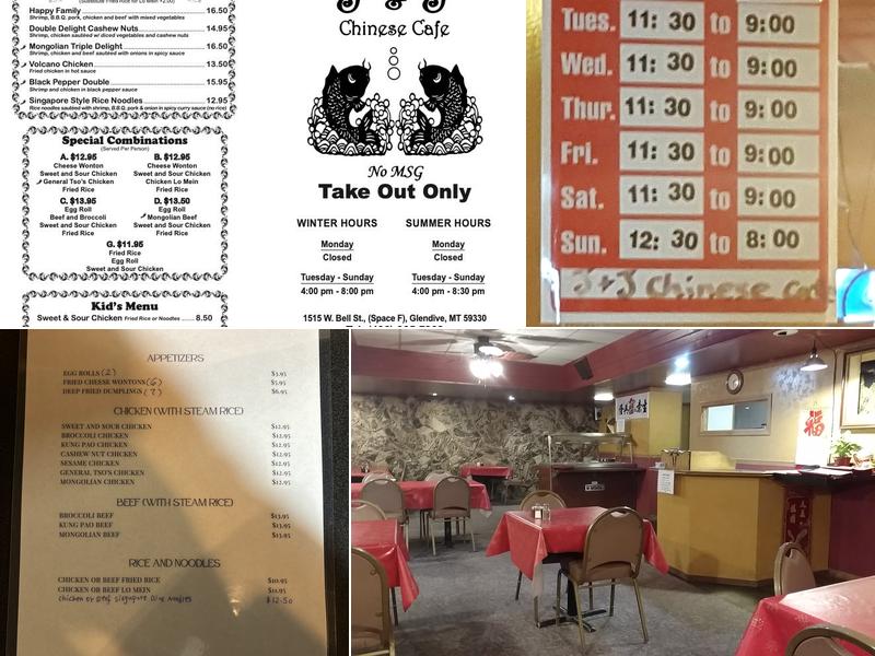 J & J Chinese Cafe Menu