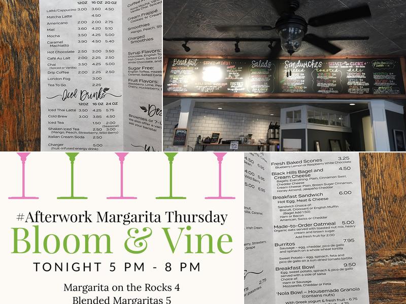 Bloom Coffeehouse & Eatery Menu