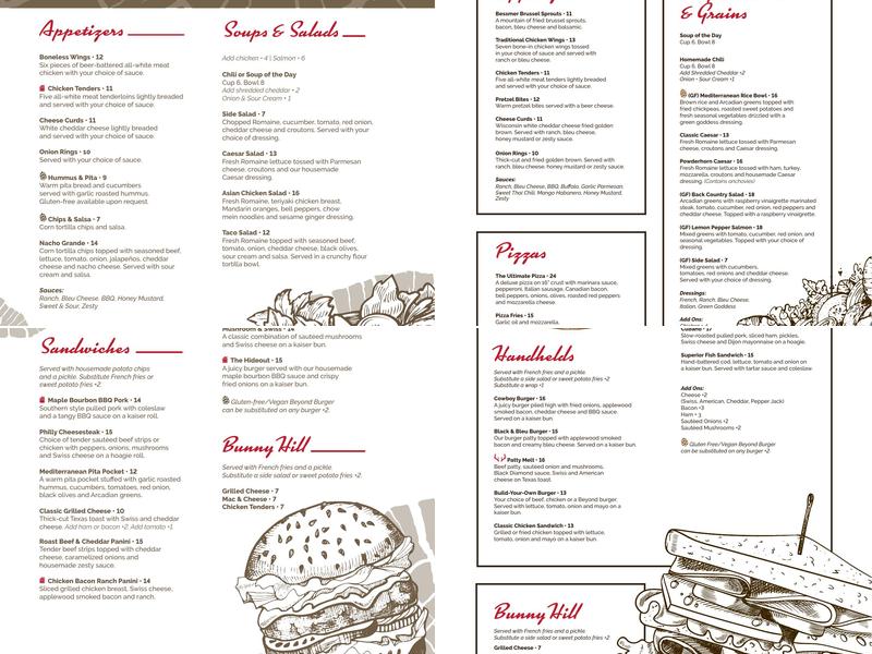 The Caribou Restaurant & Bar Menu