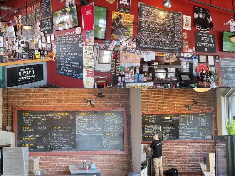 Salvage BBQ Menu