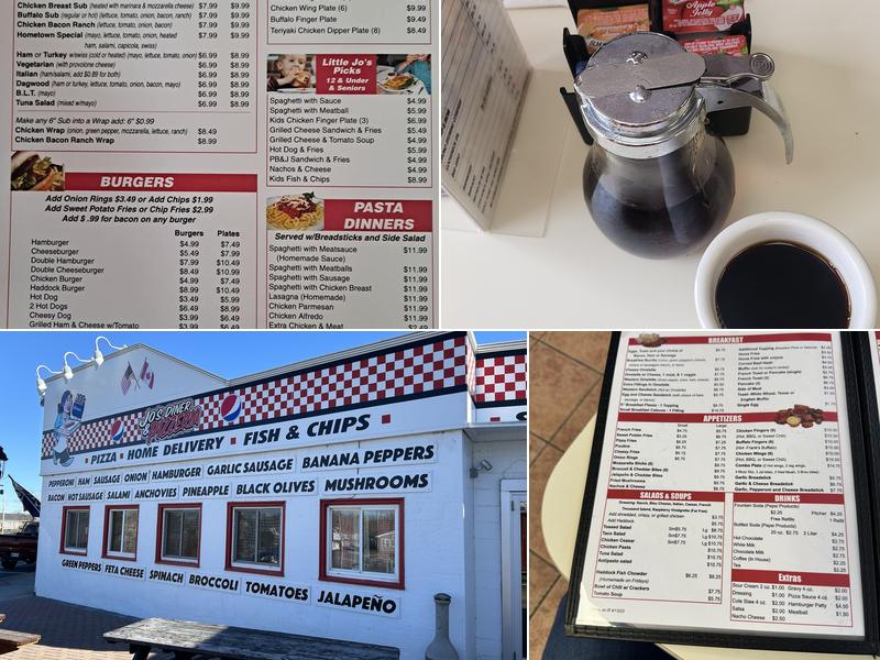 Jo’s Diner and Pizzeria Menu