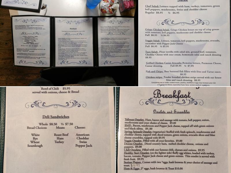 Tall Town Café & Bakery Menu