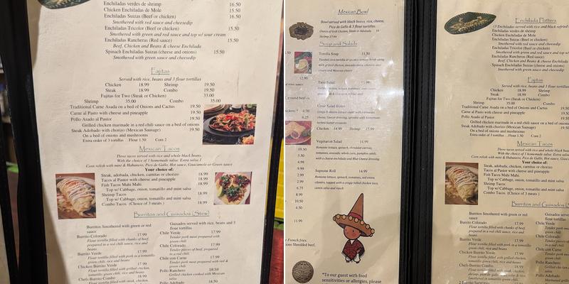 Anejo Bistro & Bar Menu