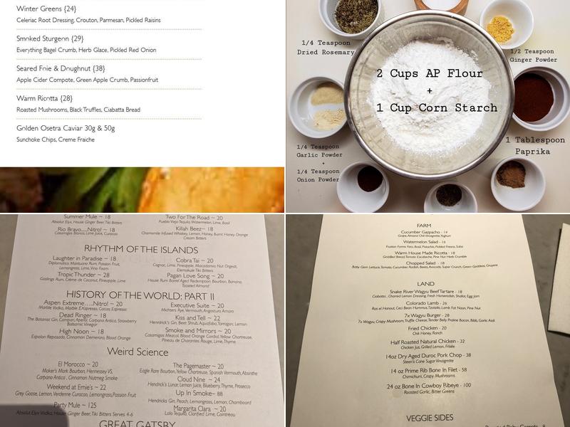 7908 Aspen Menu