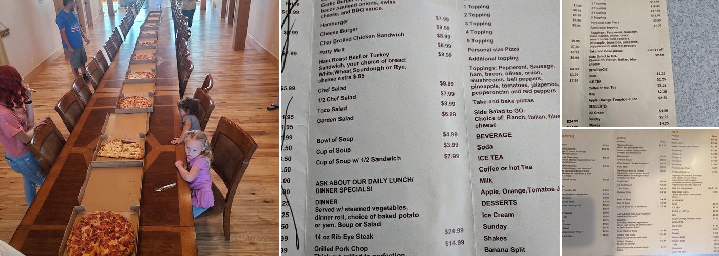 Sandstone Pizza & Grill Menu