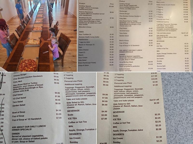 Sandstone Pizza & Grill Menu