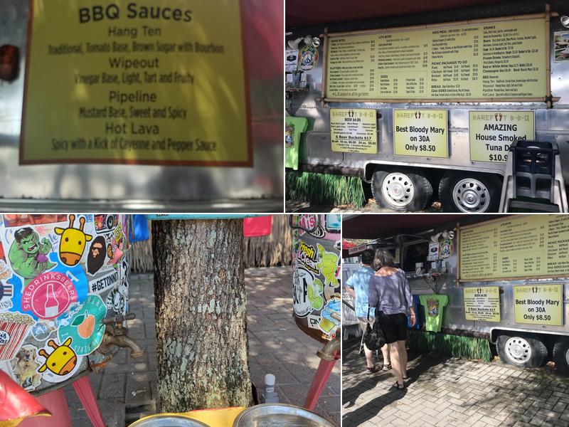 Barefoot BBQ Menu