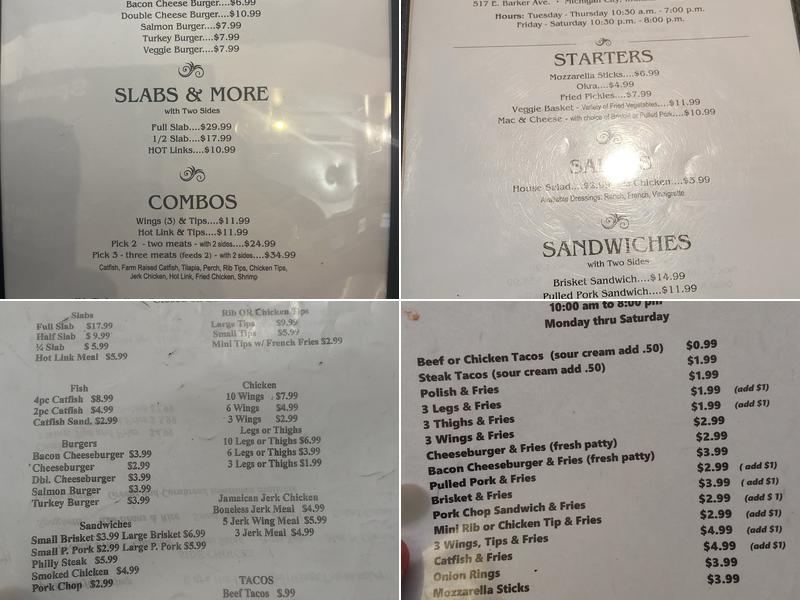 Up N Smoke MC Menu