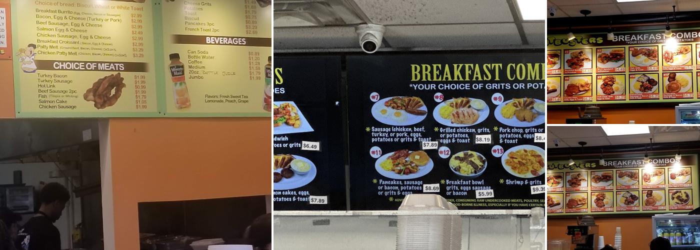 Gutbusters Breakfast - Flat Shoals Menu