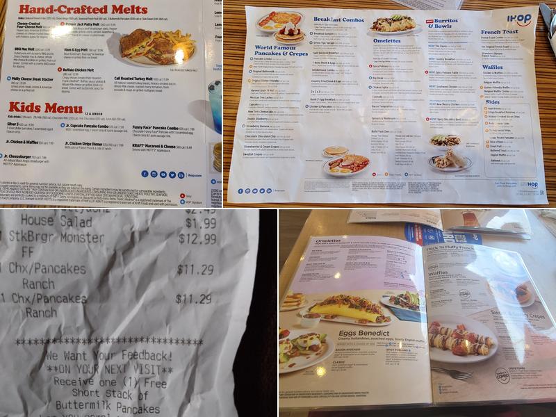 IHOP Menu