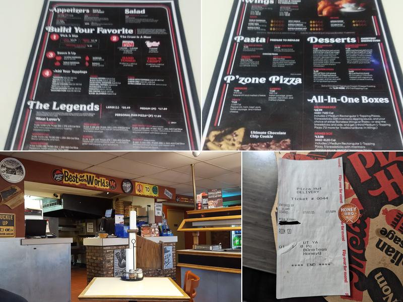 Pizza Hut Menu