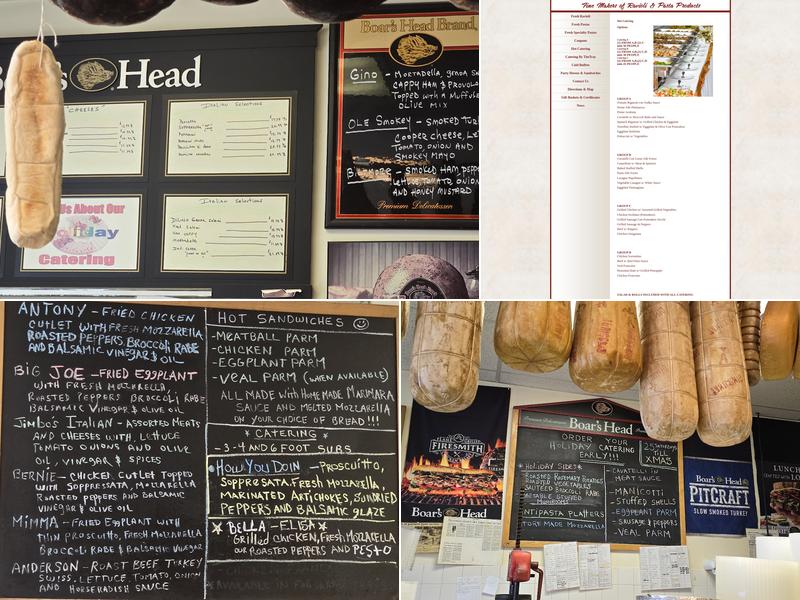 Two Brothers Ravioli Menu