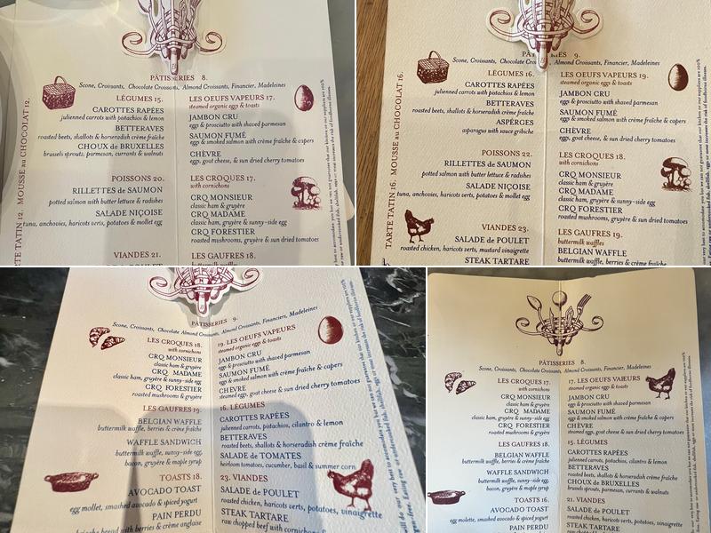 Buvette Gastrotheque Menu