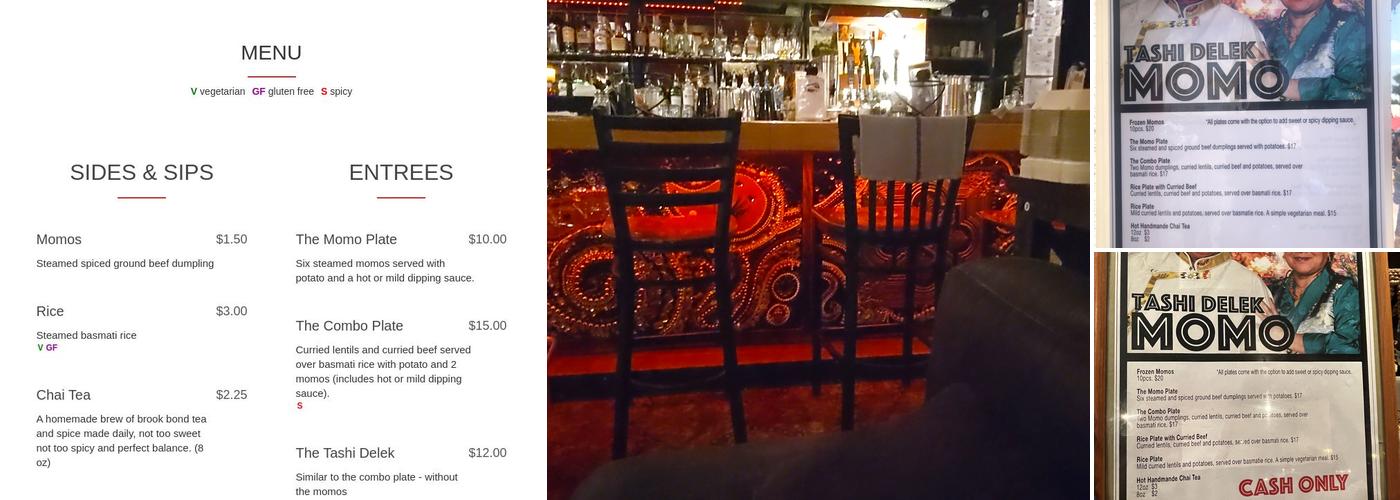Momo's Menu