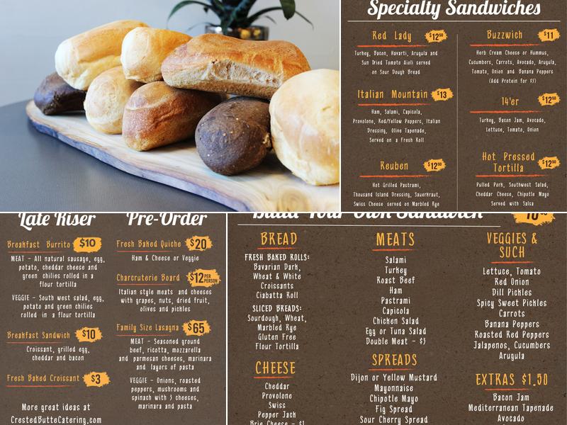 Frank's Deli at Creative Catering Menu
